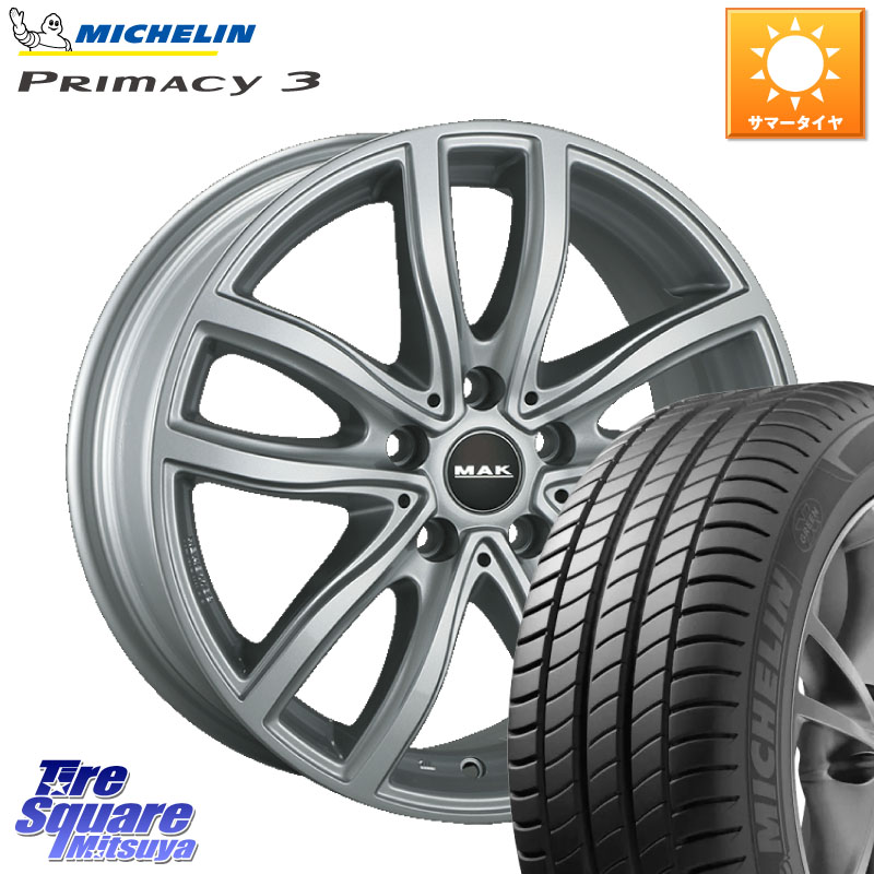 阿部商会 MAK FAHR ホイール 18インチ 18 X 8.0J(BMW G30 G31) +30 5穴 112 ミシュラン PRIMACY3 プライマシー3 ZP RFT 100Y XL ★MOE 正規 245/45RF18 BMW 5シリーズ G30 G31
