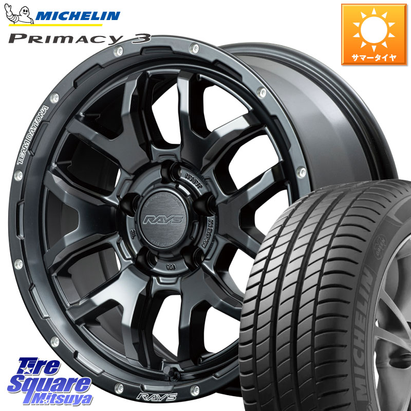 RAYS 【欠品次回9~10月】 レイズ DAYTONA デイトナ F6 Boost N1 17インチ 17 X 7.0J +40 5穴 114.3 ミシュラン PRIMACY3 プライマシー3 94W AO 正規 215/55R17 70系カムリ