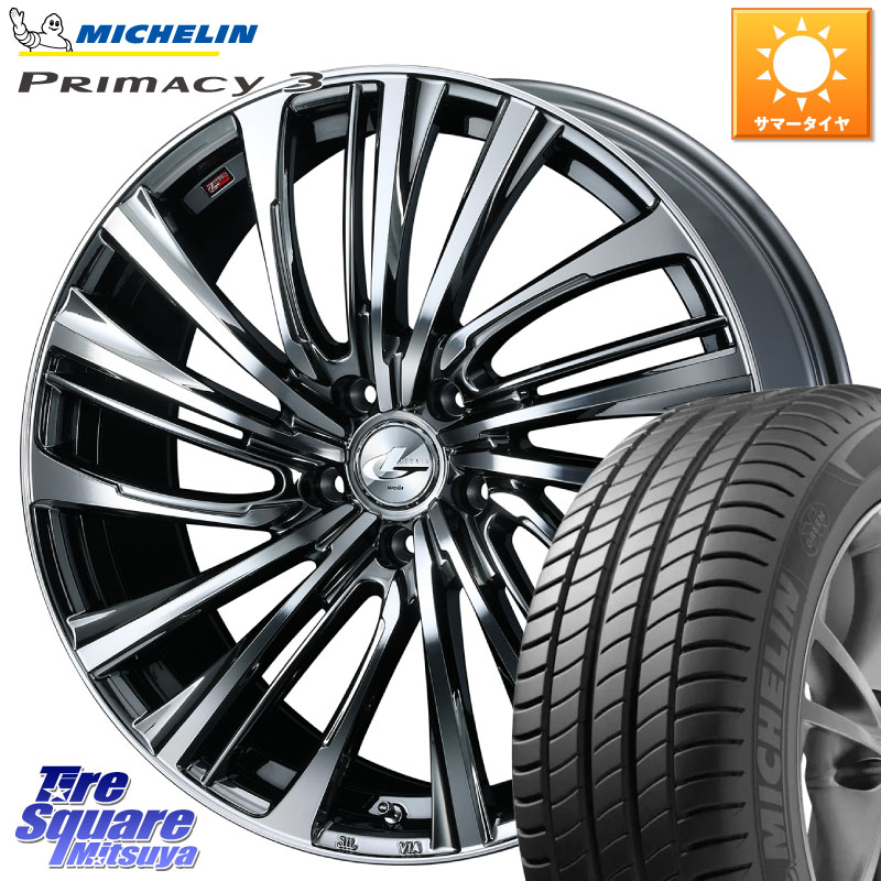 WEDS ウェッズ weds レオニス LEONIS FS 19インチ 19 X 8.0J +43 5穴 114.3 ミシュラン PRIMACY3 プライマシー3 Acoustic ZP RFT 98Y XL ★MOE 正規 245/40RF19