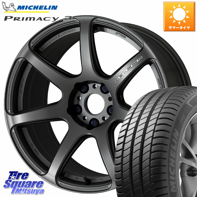 WORK ワーク EMOTION エモーション T7R MGM 18インチ 18 X 8.5J +45 5穴 114.3 ミシュラン PRIMACY3 プライマシー3 100Y XL ★ MO 正規 245/45R18