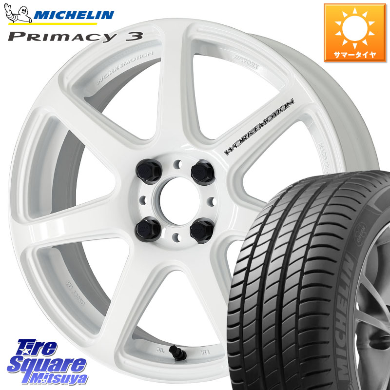 WORK ワーク EMOTION エモーション T7R 17インチ 17 X 7.0J +47 4穴 100 ミシュラン PRIMACY3 プライマシー3 88W XL ★ 正規 205/45R17