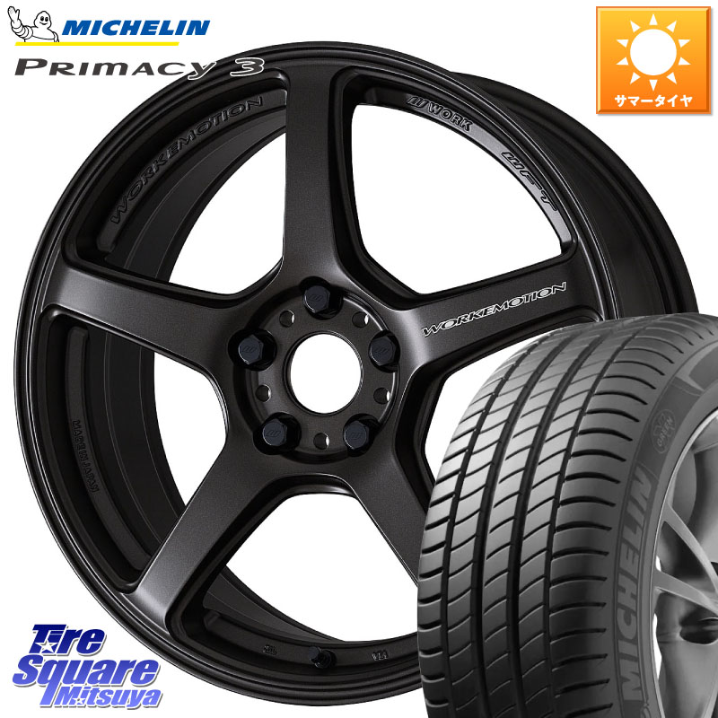 ミシュラン PRIMACY3 プライマシー3 100Y XL AO 正規 245/45R18WORK ワーク EMOTION エモーション T5R 18インチ 18X7.5J 43 5穴 114.3 シーマ 日産 フーガ FUGA 日産｜タイヤスクエアミツヤ