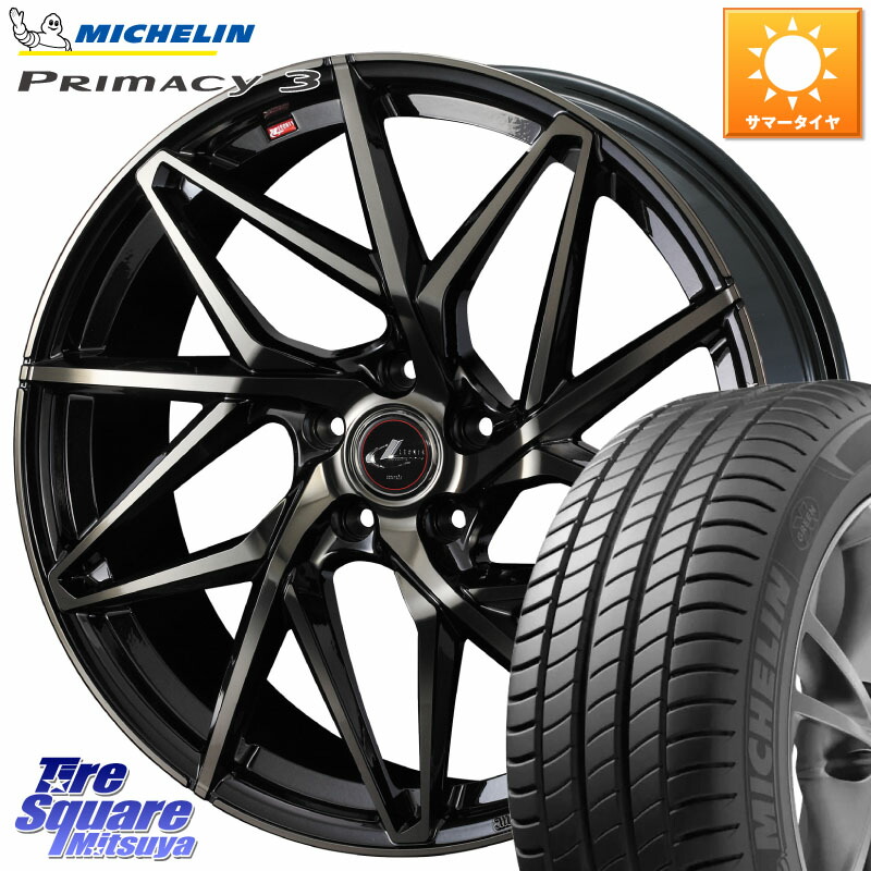 WEDS 40623 レオニス LEONIS IT PBMCTI 19インチ 19 X 8.0J +35 5穴 114.3 ミシュラン PRIMACY3 プライマシー3 Acoustic ZP RFT 98Y XL ★MOE 正規 245/40RF19 170,220円