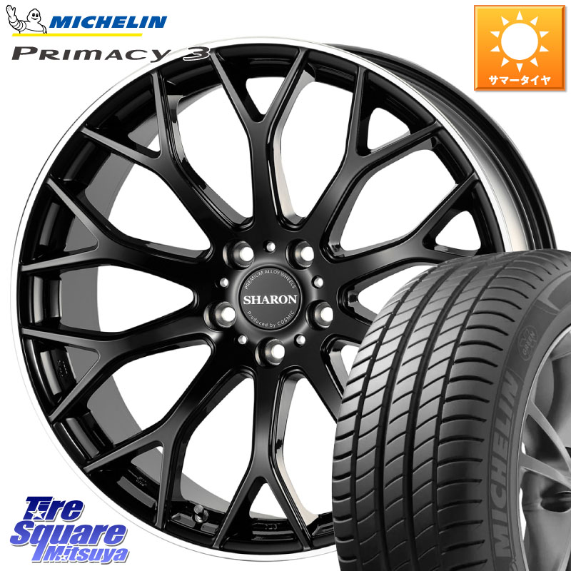 ミシュラン PRIMACY3 プライマシー3 100Y XL AO 正規 245/45R18コスミック ヴェネルディ SHARON シャロン 18X8.0J 42 5穴 114.3 シーマ 日産 フーガ FUGA 日産｜タイヤスクエアミツヤ
