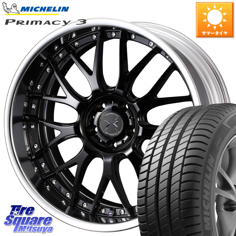 ミシュラン PRIMACY3 プライマシー3 100Y XL AO 正規 245/45R18WEDS MAVERICK 709M S-LoDisk 18インチ 2ピース 18X7.5J 38 5穴 114.3 シーマ 日産|タイヤスクエアミツヤ