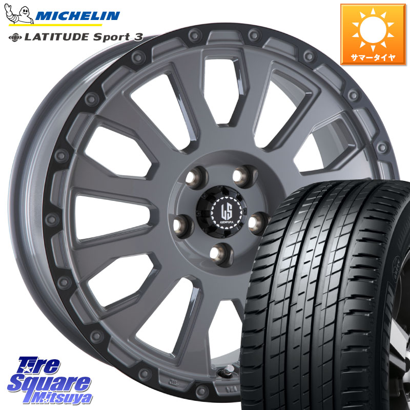 阿部商会 LA STRADA AVENTURA アヴェンチュラ 18インチ 18 X 8.0J +40 5穴 114.3 ミシュラン LATITUDE SPORT 3 104V XL VOL 正規 235/55R18 T32エクストレイル