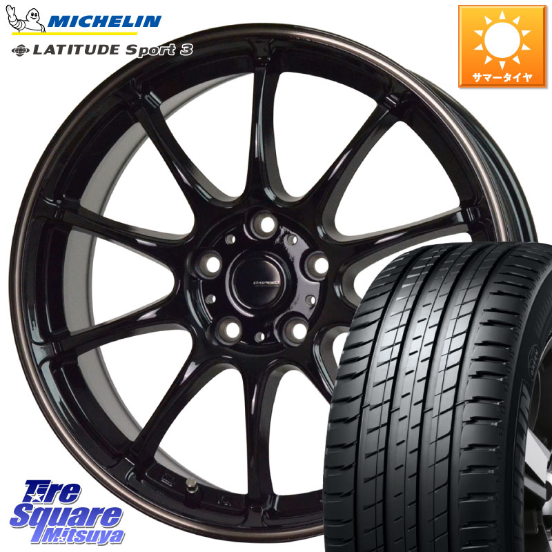 ミシュラン LATITUDE SPORT 3 104V XL VOL 正規 235/55R18HotStuff G・SPEED P-07 ジー・スピード ホイール 18インチ 18X7.5J 48 5穴 114.3 T32エクストレイル CX-5 CX-8 BT5レガシィアウトバック ヴァンガード|タイヤスクエアミツヤ