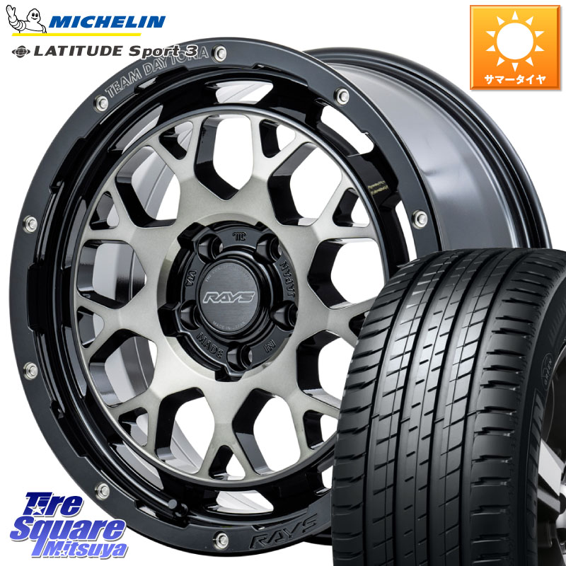RAYS TEAM DAYTONA M9+ ホイール 18インチ 18 X 7.5J +32 5穴 114.3 ミシュラン LATITUDE SPORT 3 104V XL VOL 正規 235/55R18