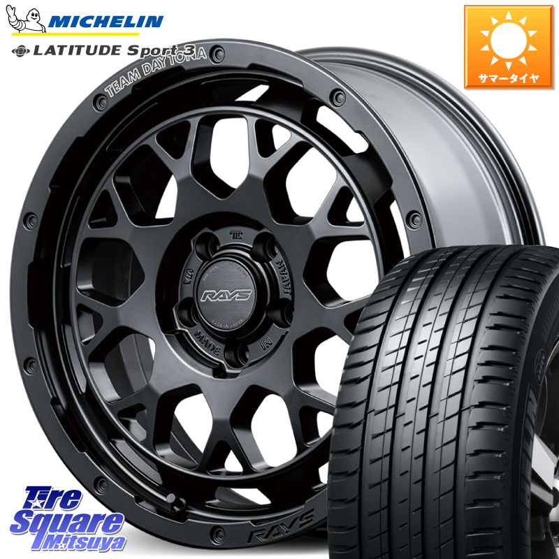 RAYS TEAM DAYTONA M9+ BOJ ホイール 18インチ 18 X 7.5J +32 5穴 114.3 ミシュラン LATITUDE SPORT 3 104V XL VOL 正規 235/55R18
