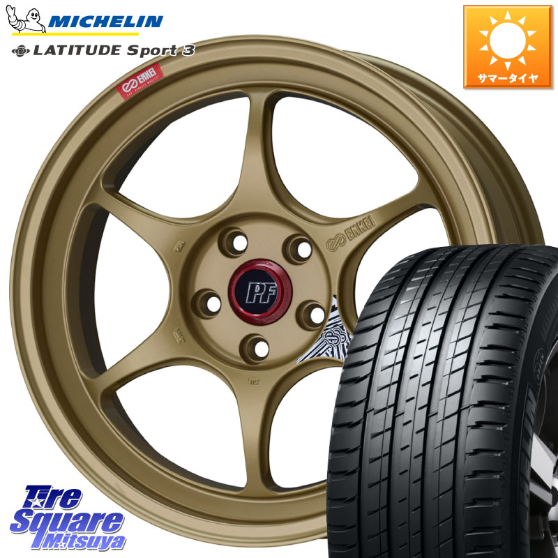 ENKEI エンケイ PerformanceLine PF06 ホイール 19インチ 19 X 8.0J +45 5穴 114.3 ミシュラン LATITUDE SPORT 3 107W XL MO 正規 255/50R19