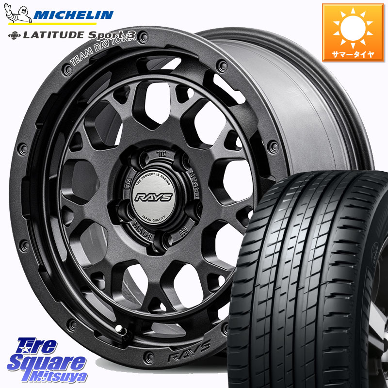 ミシュラン LATITUDE SPORT 3 103W N1 正規 235/60R18RAYS 【欠品次回~1月】 TEAM DAYTONA M9+ Spec M ホイール 18インチ 18X7.5J 38 5穴 114.3 50系RAV4 60系RAV4 アリアARIYA T33エクストレイル CX-60 CX-80 アウトランダーPHEV トレイルシーカー RAV4 50系 デリカD:｜タイヤスクエアミツヤ