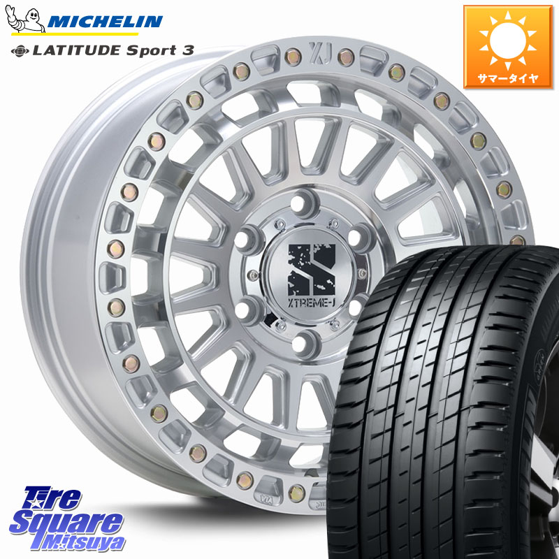 MLJ XJ08 XTREME-J ホイール 18インチ 18 X 8.0J +50 6穴 139.7 ミシュラン PILOT SPORT4 パイロットスポーツ4 SUV 110V 正規 265/60R18 トライトンGLS(ナローボディ) 136,600円