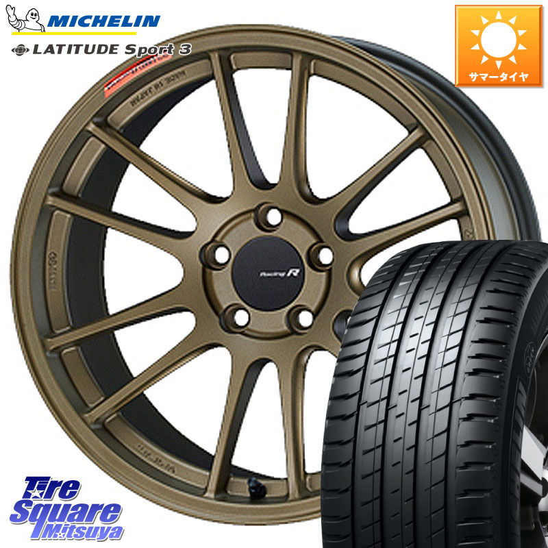 ENKEI エンケイ Racing Revolution GTC01RR ホイール 18 X 8.5J +35 5穴 114.3 ミシュラン LATITUDE SPORT 3 103V MO 正規 235/60R18 アウトランダーPHEV