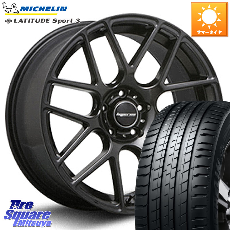 MLJ hyperion ハイペリオン CVM ホイール 19インチ 19 X 8.5J +35 5穴 114.3 ミシュラン LATITUDE SPORT 3 103Y N0 正規 255/50R19 アウトランダーPHEV