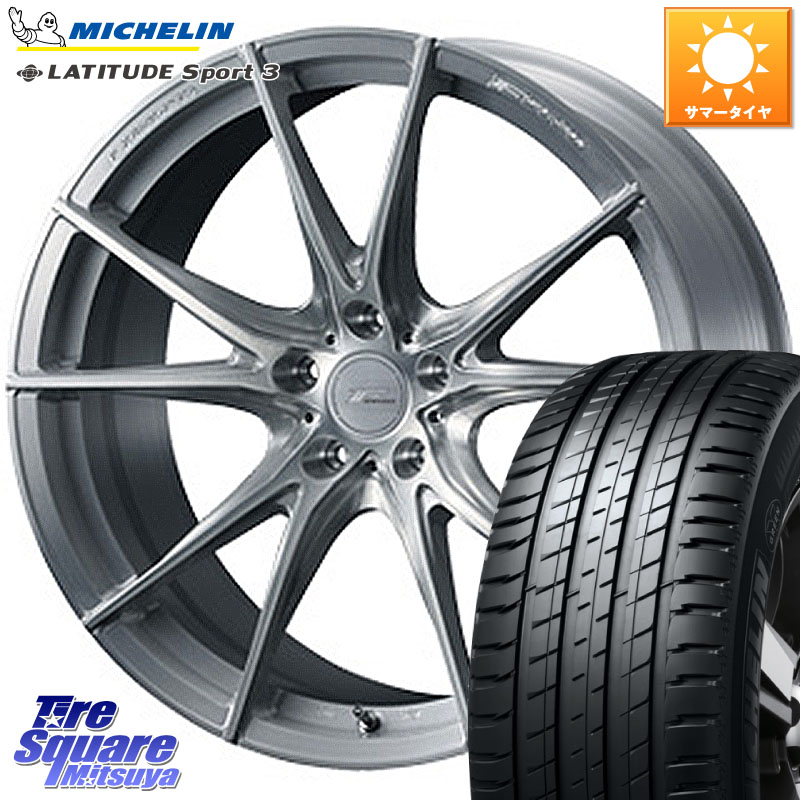 WEDS 【欠品次回05月下旬】 F ZERO FZ-2 FZ2 鍛造 FORGED ホイール19インチ エフゼロ 19 X 8.0J +48 5穴 114.3 ミシュラン LATITUDE SPORT 3 103Y N0 正規 255/50R19