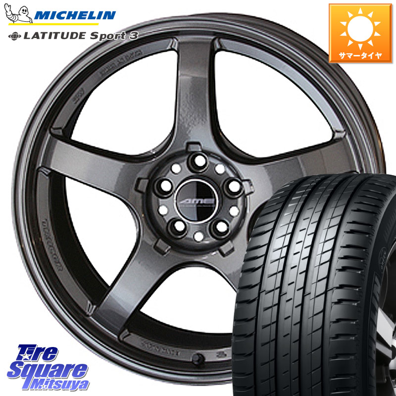 KYOHO TRACER GT-V GB ホイール 18インチ 18 X 8.5J +30 5穴 114.3 ミシュラン LATITUDE SPORT 3 103V MO 正規 235/60R18