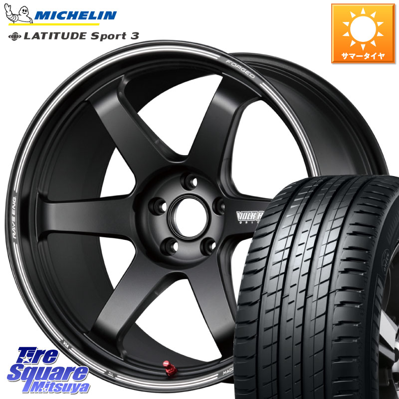 RAYS 【欠品次回要問合せ】 TE37 ボルクレーシング ウルトラ トラックエディション2 鍛造 19インチ 19 X 8.5J +45 5穴 114.3 ミシュラン LATITUDE SPORT 3 103Y MO1 正規 255/50R19 243,311円