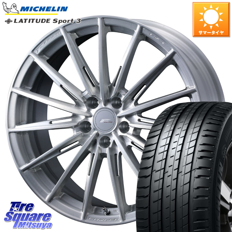 WEDS F ZERO FZ4 FZ-4 鍛造 FORGED 19インチ エフゼロ 19 X 8.0J +45 5穴 114.3 ミシュラン LATITUDE SPORT 3 103Y N0 正規 255/50R19