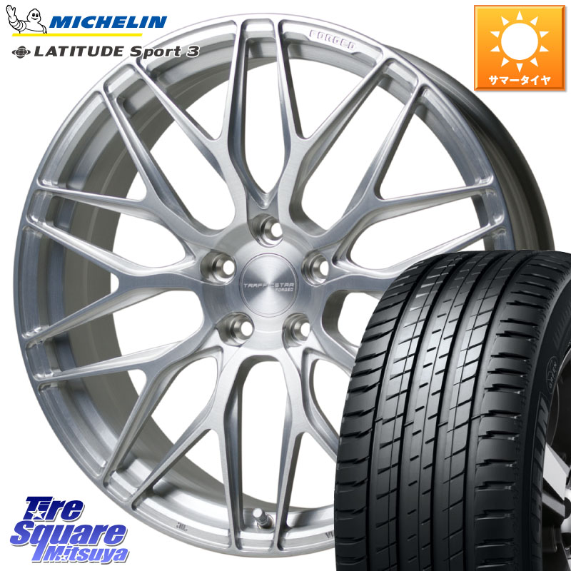 HotStuff TSF-01 BRS トラフィックスターフォージド 20インチ 20 X 8.5J +38 5穴 114.3 ミシュラン LATITUDE SPORT 3 104Y N0 正規 265/45R20