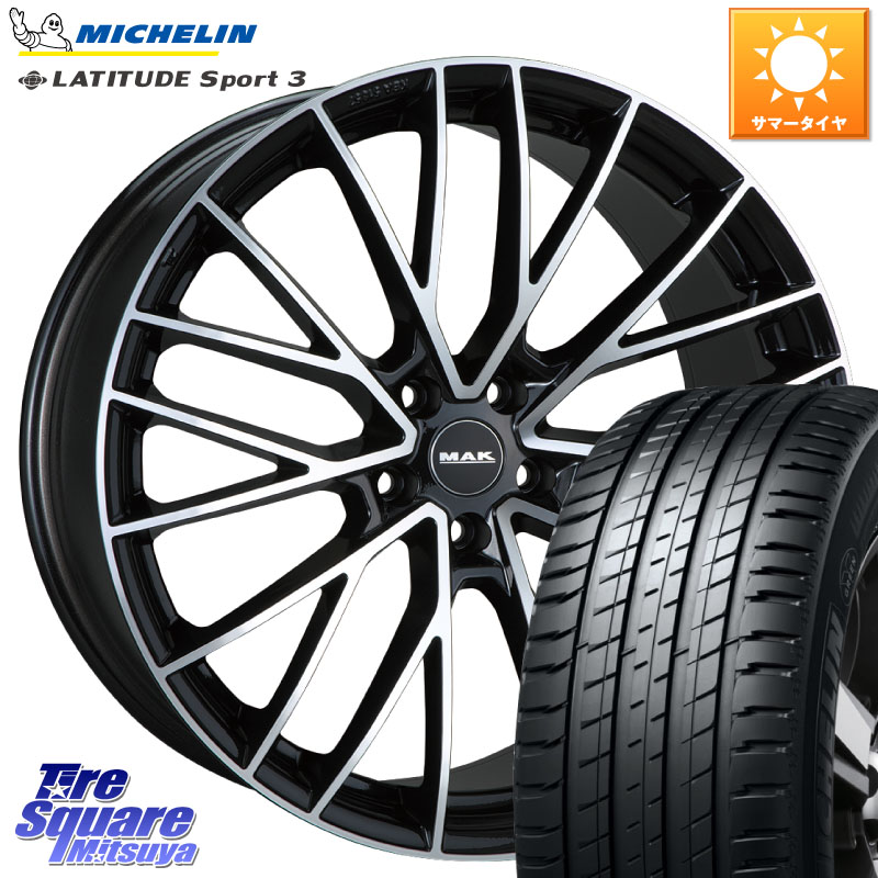 阿部商会 MAK SPECIALE ホイール21インチ 21 X 10.0J(BMW F96) +38 5穴 112 ミシュラン LATITUDE SPORT 3 107Y XL MO 正規 295/35R21 BMW X6M F96