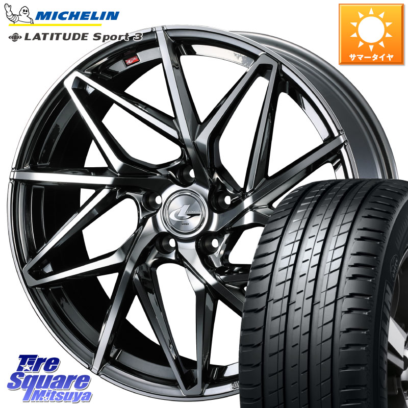 WEDS 40609 レオニス LEONIS IT 18インチ 18 X 7.0J +47 5穴 114.3 ミシュラン LATITUDE SPORT 3 103V MO 正規 235/60R18