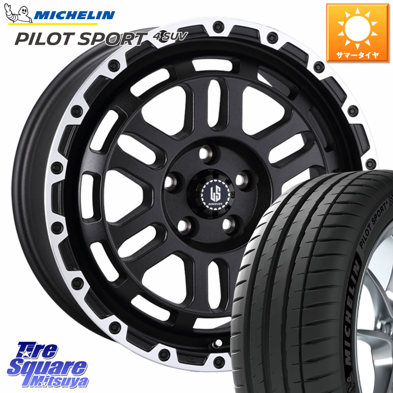 阿部商会 LA STRADA DISCOVER ホイール 18インチ 18 X 8.0J +40 5穴 114.3 ミシュラン PILOT SPORT4 パイロットスポーツ4 SUV 107W XL 正規 235/60R18 50系RAV4 FE0系アリアARIYA T33エクストレイル アウトランダーPHEV 114,100円