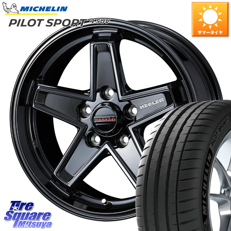 ミシュラン PILOT SPORT4 パイロットスポーツ4 SUV 110V 正規 265/60R18WEDS KEELER TACTICS ブラック ホイール 18インチ キーラー タクティクス 18X8.0J 50 5穴 127 クライスラー Jeep GrandCherokee グランドチェロキー WL系 Jeep GrandCherokee グランドチェロキー|タイヤスクエアミツヤ