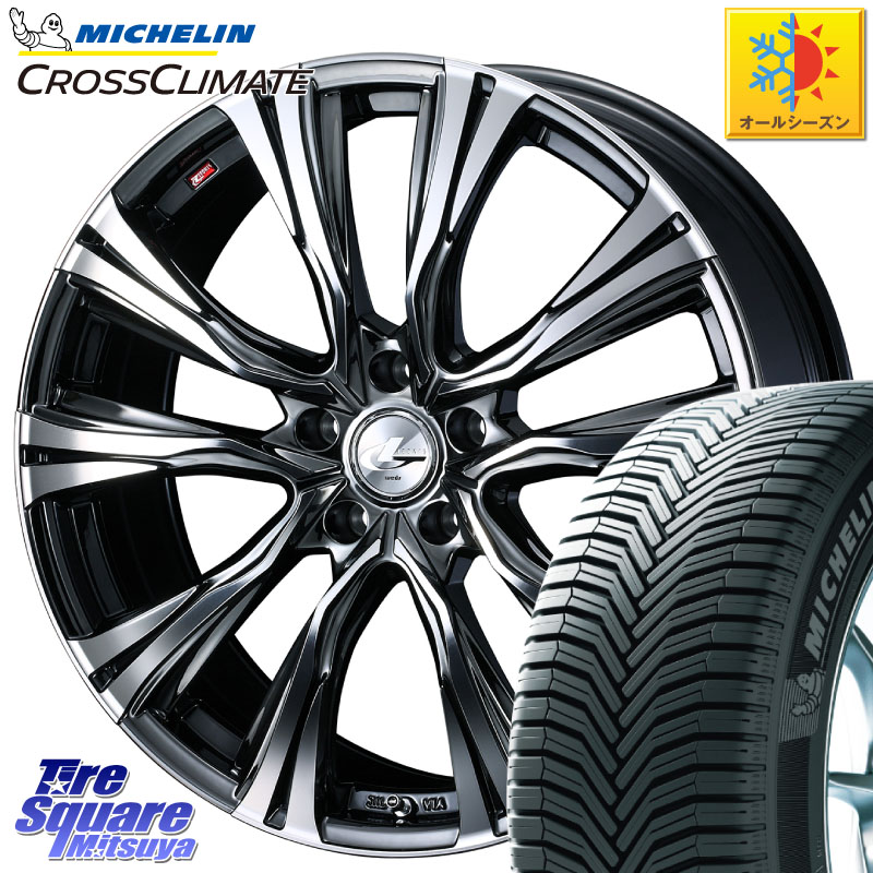ミシュラン CROSSCLIMATE SUV クロスクライメイト SUV オールシーズンタイヤ 107V XL MO 正規 235/60R18 WEDS 41263 LEONIS VR BMCMC ウェッズ レオニス ホイール 18インチ 18 X 7.0J +47 5穴 114.3