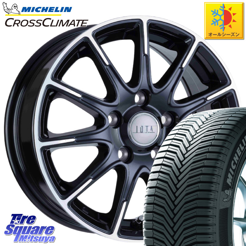 ミシュラン CROSSCLIMATE SUV クロスクライメイト SUV オールシーズンタイヤ 107V XL MO 正規 235/60R18阿部商会 TIRADO IOTA イオタ M14球面座ボルト専用 ホイール 18インチ 18X7.0J(M14B) 40 5穴 114.3 クラウンスポーツ クラウンエステート RZ レクサス|タイヤスクエアミツヤ