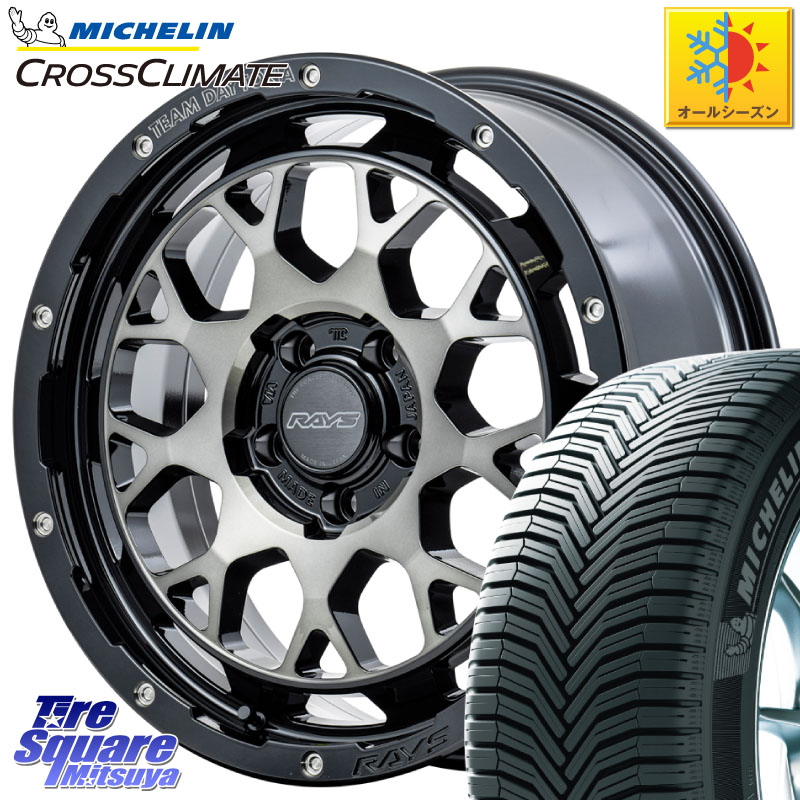 ミシュラン CROSSCLIMATE SUV クロスクライメイト SUV オールシーズンタイヤ 103V AO 正規 235/60R18 RAYS TEAM DAYTONA M9+ ホイール 18インチ 18 X 7.5J +32 5穴 114.3