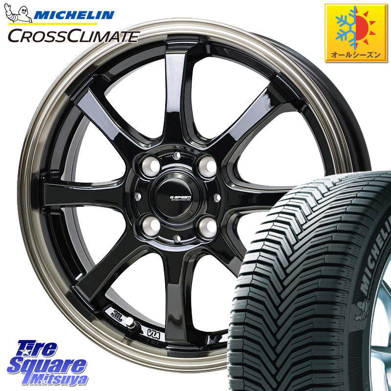 ミシュラン CROSSCLIMATE+ クロスクライメイト+ オールシーズンタイヤ 85T XL 正規 165/70R14HotStuff G-SPEED P-08 ホイール 14インチ ジースピード 14X4.5J 45 4穴 100 Mx27/37/47Sソリオ・MB37SデリカD2 ハスラー MAx6S系ソリオ デリカD:2 D2 Kei ラピュタ ハスラー｜タイヤスクエアミツヤ 49,794円