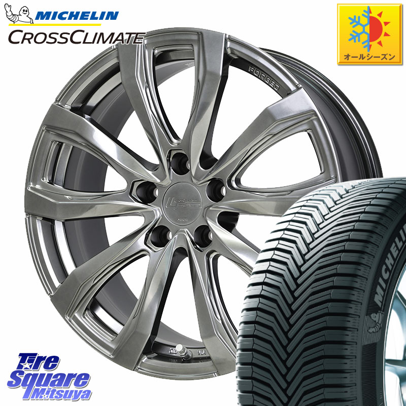 ミシュラン CROSSCLIMATE SUV クロスクライメイト SUV オールシーズンタイヤ 107V XL MO 正規 235/60R18 HotStuff シュティッヒ レグザス FORGED FS-01 M14球面座ボルト専用 鍛造ホイール 18インチ 18 X 7.5J(M14B) +35 5穴 114.3 レクサスNX20系 クラウンスポーツ・エ 141,825円