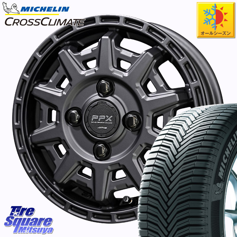 ミシュラン CROSSCLIMATE+ クロスクライメイト+ オールシーズンタイヤ 88T XL 正規 175/70R14 KYOHO PPX D10X ホイール 14インチ 14 X 4.5J +48 4穴 100 Mx27/37/47Sソリオ・デリカD2