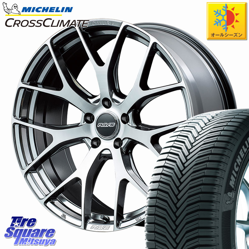ミシュラン CROSSCLIMATE SUV クロスクライメイト SUV オールシーズンタイヤ 107V XL MO 正規 235/60R18 RAYS 【欠品次回9~10月】 HOMURA 2x7FT ホイール 18インチ 18 X 7.5J +43 5穴 114.3 CX-60 CX-80