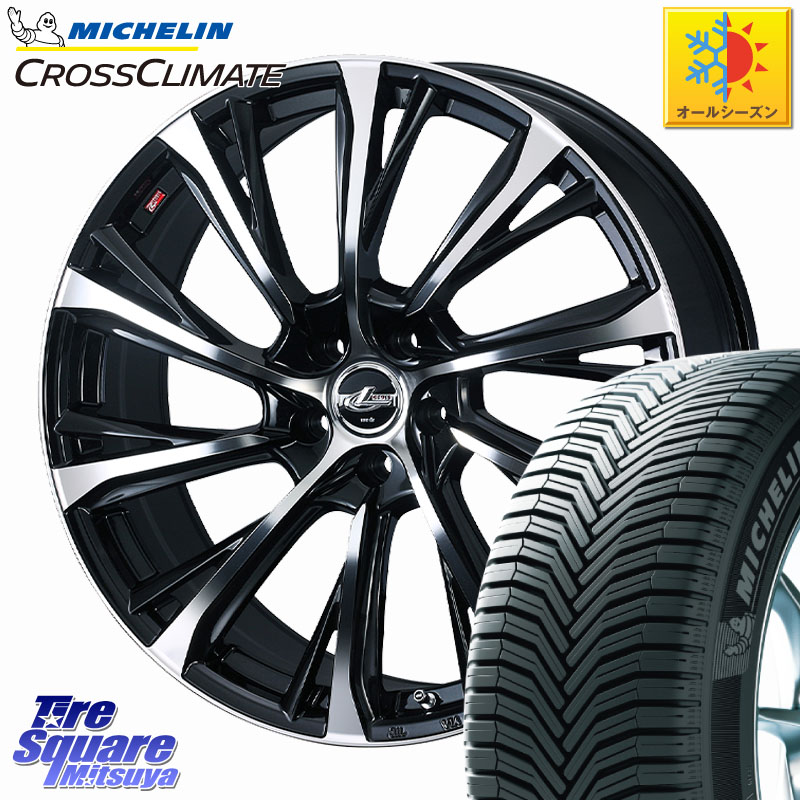 ミシュラン CROSSCLIMATE SUV クロスクライメイト SUV オールシーズンタイヤ 107V XL MO 正規 235/60R18 WEDS 【欠品次回4月中旬】 LEONIS JG レオニスJG ホイール 18インチ 18 X 8.0J(M14B) +42 5穴 114.3 クラウンスポーツ・エステート ハイブリッドZ スバル ソルテラ