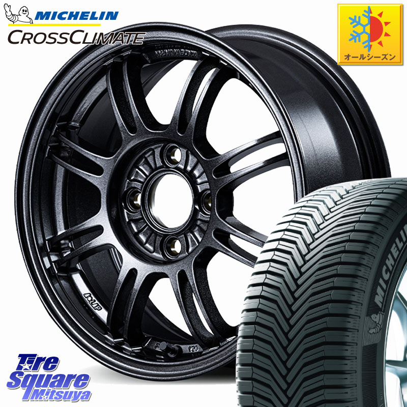 ミシュラン CROSSCLIMATE+ クロスクライメイト+ オールシーズンタイヤ 88T XL 正規 175/70R14 RAYS 【欠品次回5~6月】 A･LAP 軽自動車専用 ホイール 14インチ 14 X 6.0J +40 4穴 100