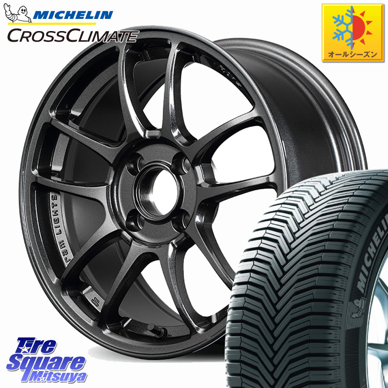 ミシュラン CROSSCLIMATE+ クロスクライメイト+ オールシーズンタイヤ 86V XL 正規 195/50R15 RAYS gramLIGHTS 57IR ホイール 15インチ 15 X 7.0J +35 4穴 100 108,053円