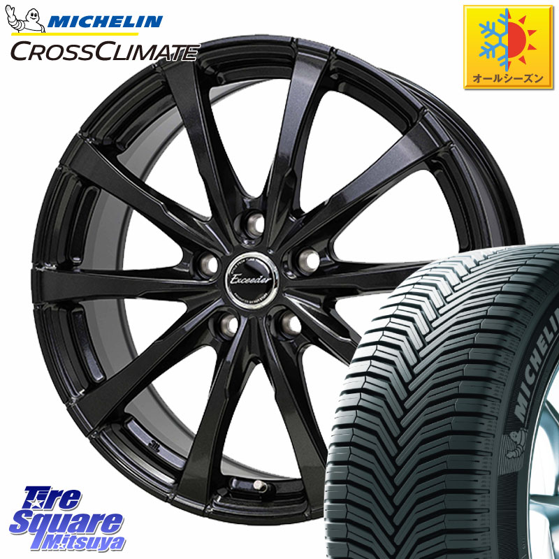 ミシュラン CROSSCLIMATE SUV クロスクライメイト SUV オールシーズンタイヤ 107V XL MO 正規 235/60R18HotStuff Exceeder E08 平座仕様(レクサス・トヨタ専用) ホイール 18インチ エクシーダ 18X7.5J 37 5穴 114.3 50系RAV4 60系RAV4 トレイルシーカー RAV4 50系 ソル｜タイヤスクエアミツヤ 101,904円
