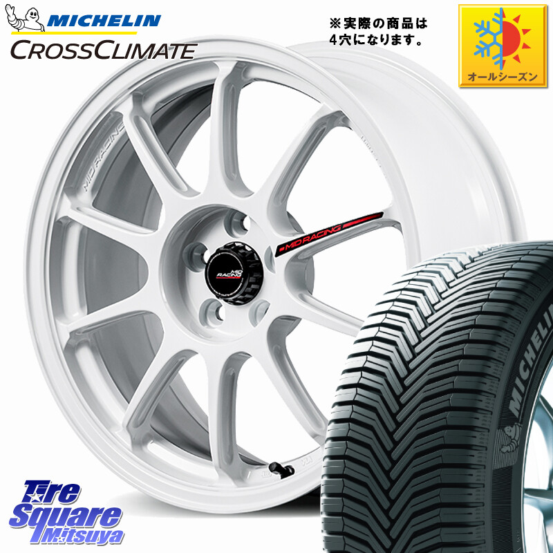 ミシュラン CROSSCLIMATE+ クロスクライメイト+ オールシーズンタイヤ 85H XL 正規 175/60R15MANARAY MID RACING R10 EVO 軽自動車専用 ホイール 15インチ レーシング◇参考画像 15X5.0J 45 4穴 100 Mx27/37/47Sソリオ・MB37SデリカD2 デリカD:2 D2 ハスラー リフトア|タイヤスクエアミツヤ