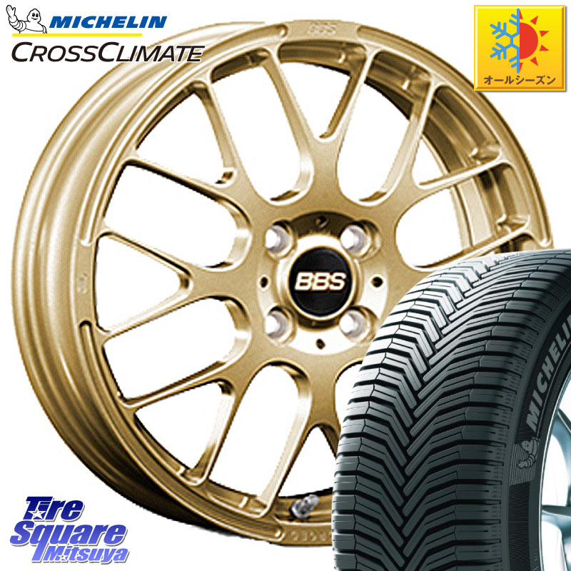 ミシュラン CROSSCLIMATE+ クロスクライメイト+ オールシーズンタイヤ 85H XL 正規 175/60R15 BBS RP 鍛造1ピース ホイール 15インチ 15 X 5.5J +45 4穴 100 K13マーチ Mx27/37/47Sソリオ・デリカD2 MAD7Sソリオ・MBD7SデリカD2 E11ノート 146,435円