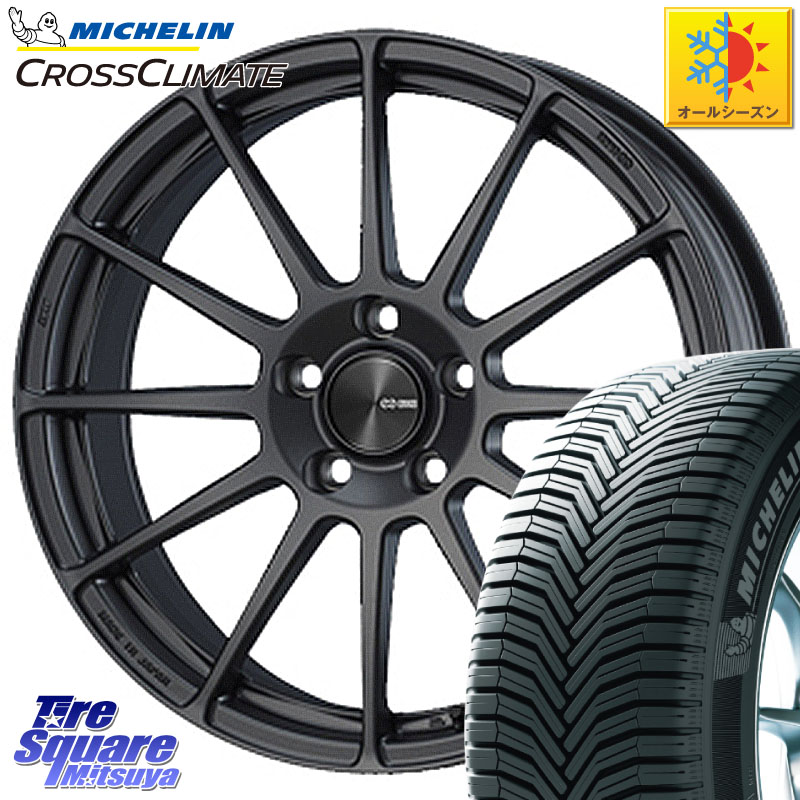 ミシュラン CROSSCLIMATE SUV クロスクライメイト SUV オールシーズンタイヤ 107V XL MO 正規 235/60R18ENKEI エンケイ PerformanceLine PF03 (MD) ホイール 18X7.0J 45 5穴 114.3 CX-60 CX-5 CX5 MAZDA CX-7 CX7 MAZDA CR-V|タイヤスクエアミツヤ