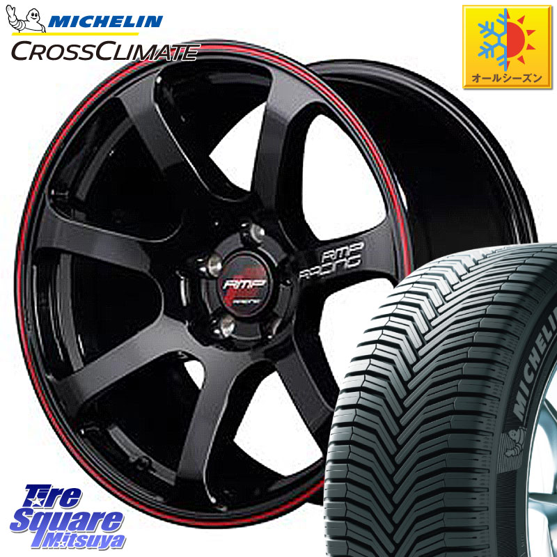 ミシュラン CROSSCLIMATE SUV クロスクライメイト SUV オールシーズンタイヤ 107V XL MO 正規 235/60R18MANARAY MID RMP RACING R07 R-07 アルミホイール 18X7.5J 50 5穴 114.3 CX-7 CX7 MAZDA CR-V｜タイヤスクエアミツヤ
