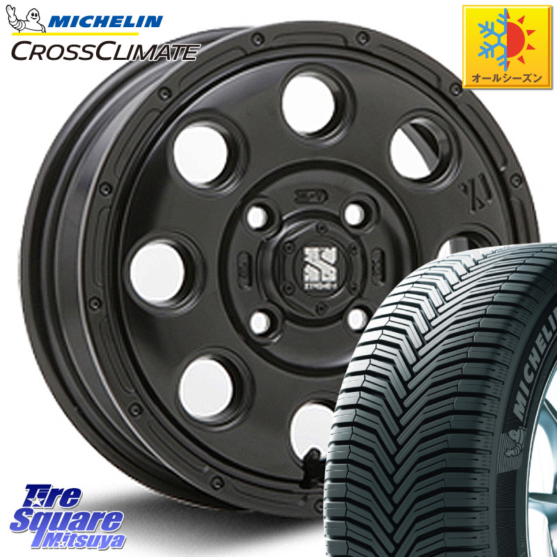 ミシュラン CROSSCLIMATE+ クロスクライメイト+ オールシーズンタイヤ 85H XL 正規 165/65R15 MLJ KK03 XTREME-J エクストリームJ ホイール 15インチ 15 X 4.5J +45 4穴 100 ダイハツTAFT Mx27/37/47Sソリオ・デリカD2 MAx6S系ソリオ 68,783円
