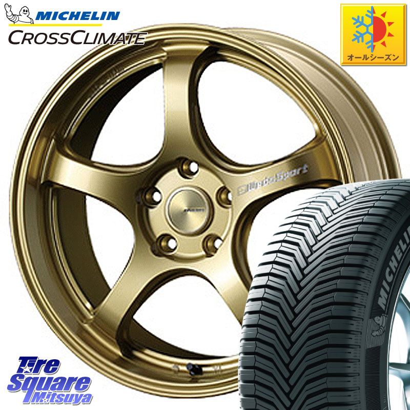 ミシュラン CROSSCLIMATE SUV クロスクライメイト SUV オールシーズンタイヤ 107V XL MO 正規 235/60R18 WEDS 72823 RN-05M ウェッズ スポーツ ホイール 18インチ 18 X 7.5J +45 5穴 114.3 CX-60 CX-80