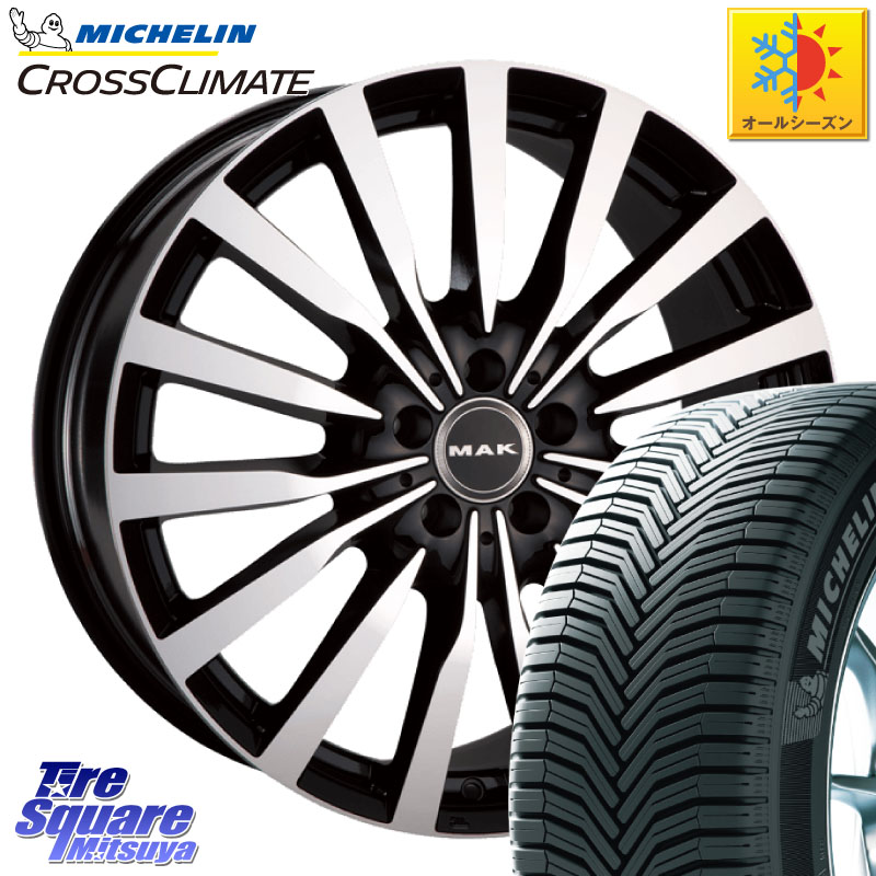ミシュラン CROSSCLIMATE SUV クロスクライメイト SUV オールシーズンタイヤ 111V MO 正規 275/55R19阿部商会 MAK KRONE クローネ ホイール 19X8.5J(MB W463) 52 5穴 130 メルセデスベンツ Gクラス(W463)|タイヤスクエアミツヤ