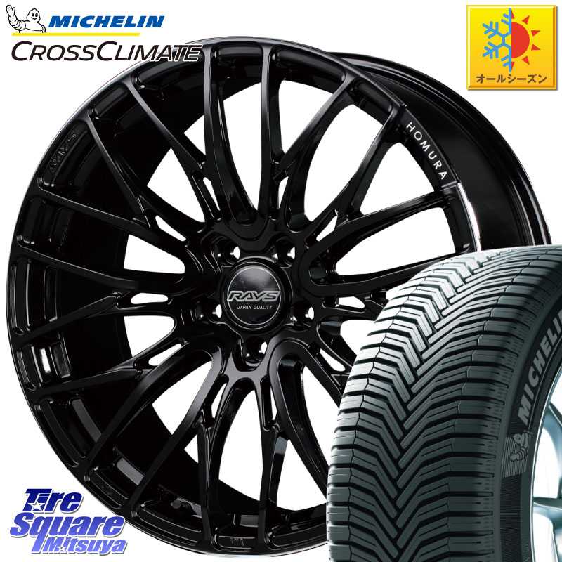 ミシュラン CROSSCLIMATE SUV クロスクライメイト SUV オールシーズンタイヤ 103V AO 正規 235/60R18 RAYS 【欠品次回8~9月】 レイズ HOMURA ホムラ Japan Quality 2X10BD 18 X 7.5J +45 5穴 114.3 CX-60 CX-80