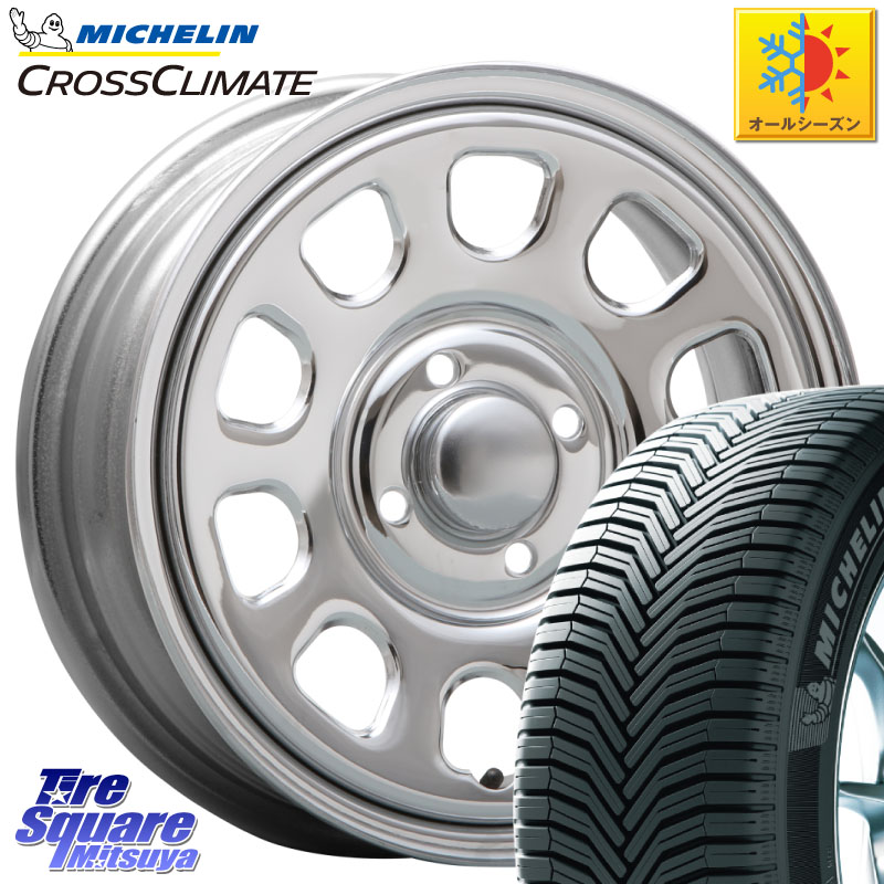 ミシュラン CROSSCLIMATE+ クロスクライメイト+ オールシーズンタイヤ 85T XL 正規 165/70R14 MLJ デイトナ SS DAYTONA SS CR 4H 14インチ 14 X 5.0J +42 4穴 100 61,666円