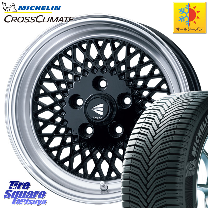 ミシュラン CROSSCLIMATE+ クロスクライメイト+ オールシーズンタイヤ 99V XL 正規 205/65R15 ENKEI エンケイ NEO CLASSIC ENKEI92 15インチ 15 X 7.0J +38 5穴 114.3