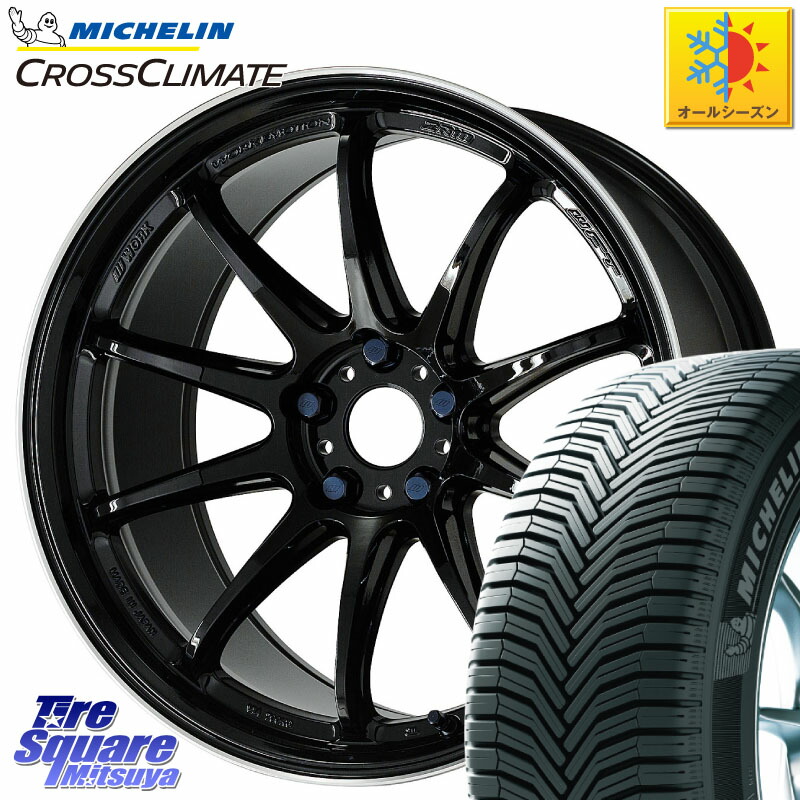 ミシュラン CROSSCLIMATE SUV クロスクライメイト SUV オールシーズンタイヤ 107V XL MO 正規 235/60R18 WORK ワーク EMOTION エモーション ZR10 18インチ 18 X 8.5J +38 5穴 114.3 アウトランダーPHEV
