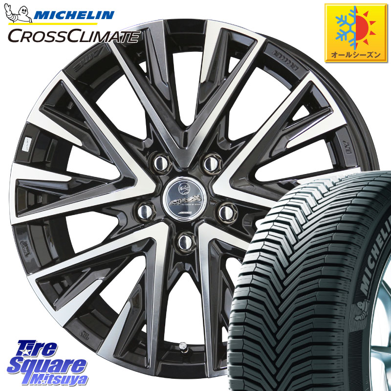 ミシュラン CROSSCLIMATE SUV クロスクライメイト SUV オールシーズンタイヤ 103V AO 正規 235/60R18 KYOHO 【欠品次回3月末】スマック レジーナ SMACK LEGINA ホイール 18 X 7.5J +48 5穴 114.3